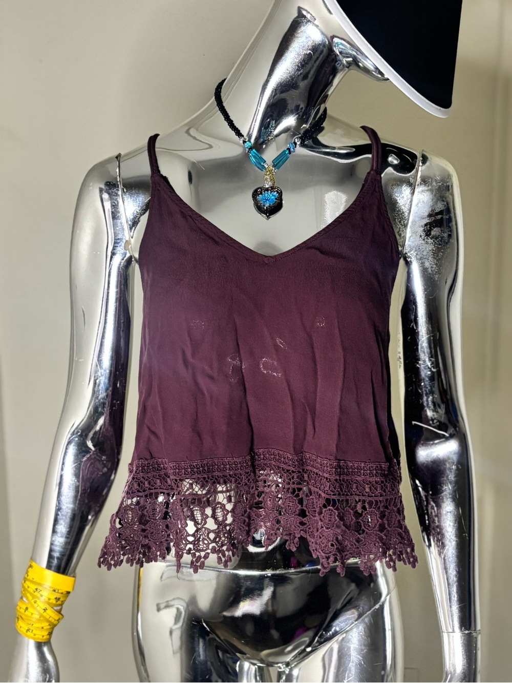 Y2K Crochet-Hem Camisole Tank Top